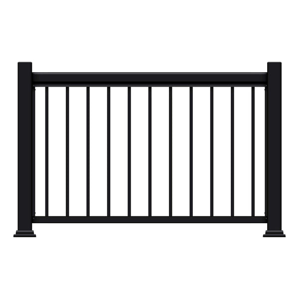 Modular Railing Kits Legacy Modular Railing, 36'' x 59'' (Black) - Matériaux JLS
