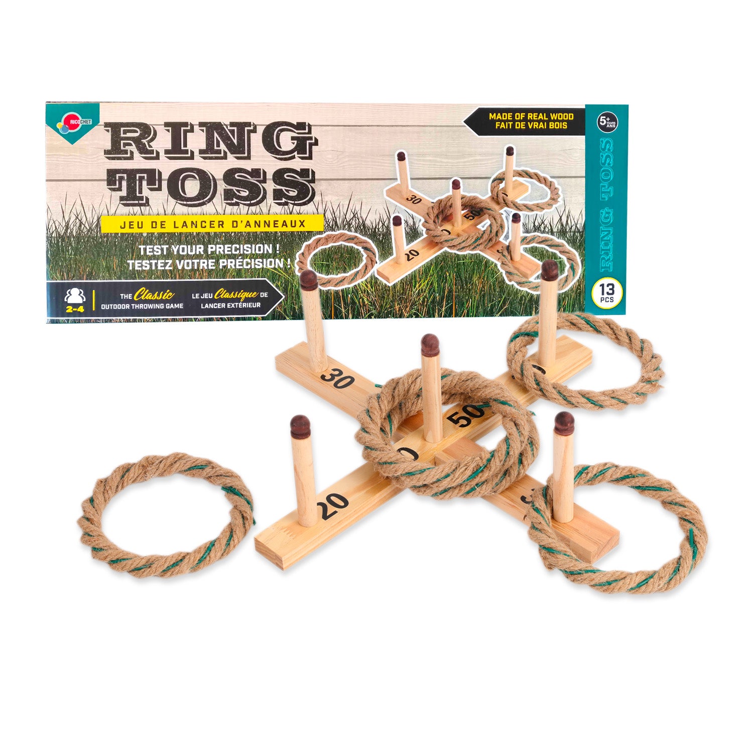 Jeu de lancer d'anneaux