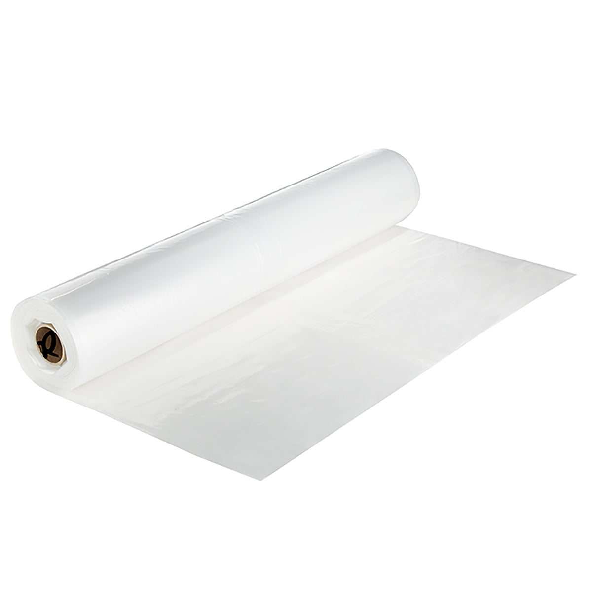 Pellicule en polythène transparente de calibre léger, 120'' x 100' 