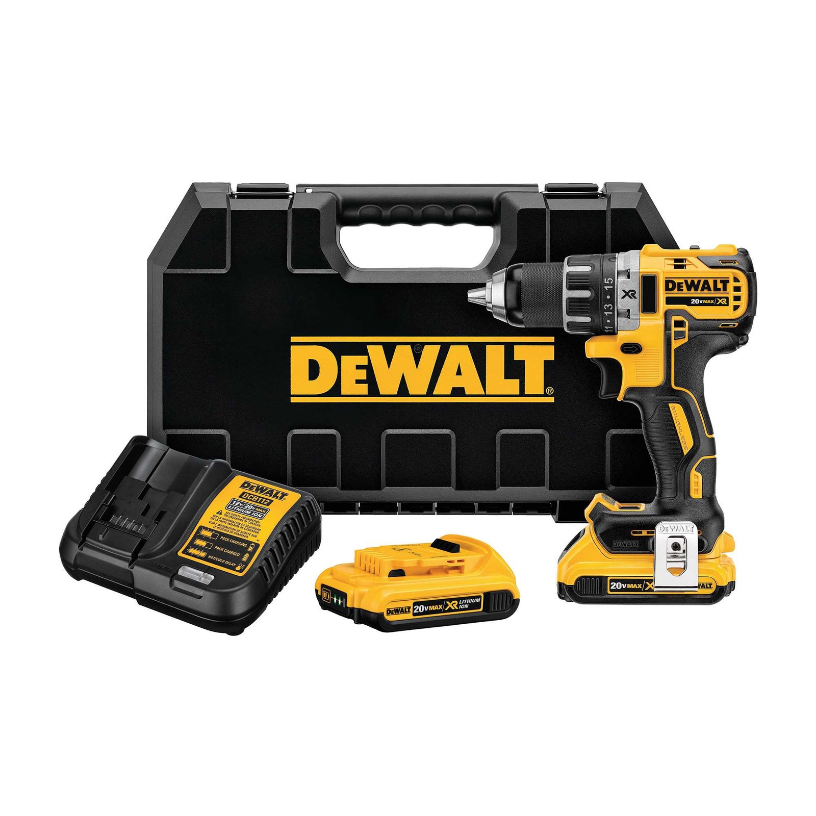 Ensemble de perceuse / visseuse compacte sans balais au Lithium-ion XR 20V MAX