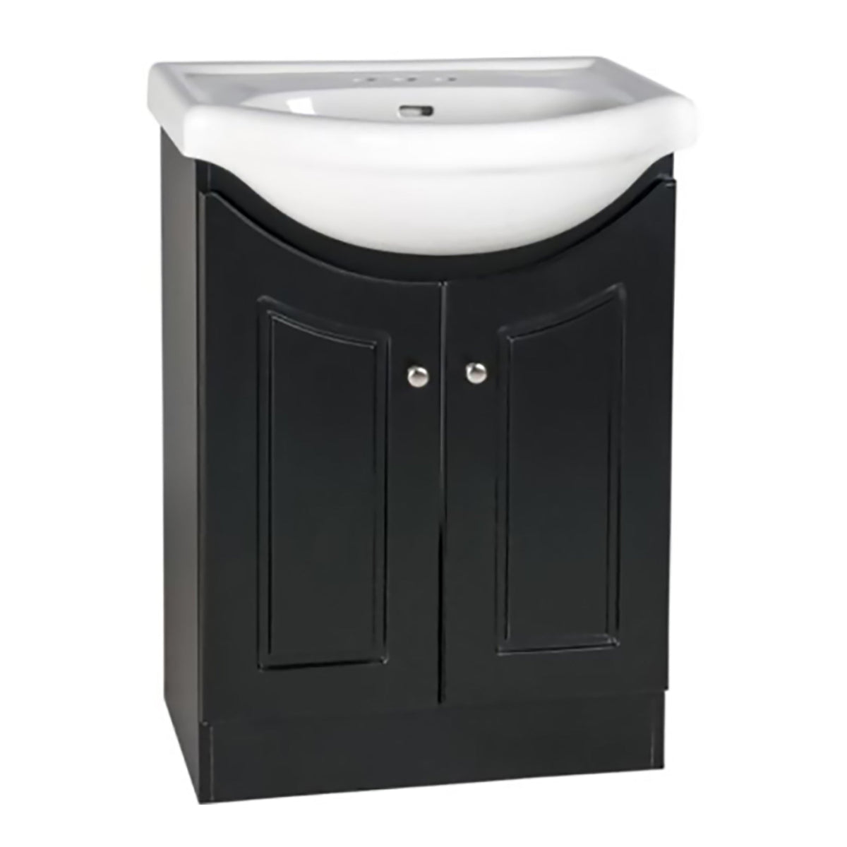 Meuble-lavabo avec lavabo Euro de 24&#39;&#39;, Espresso