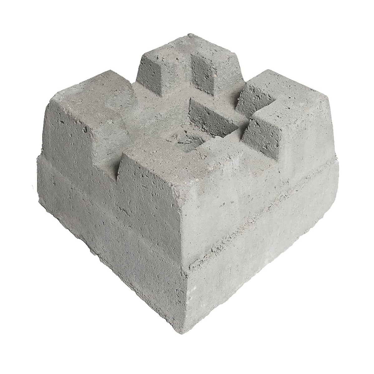 Duo Patio bloc gris, 6&#39;&#39; x 6&#39;&#39; et 4&#39;&#39; x 4&#39;&#39;