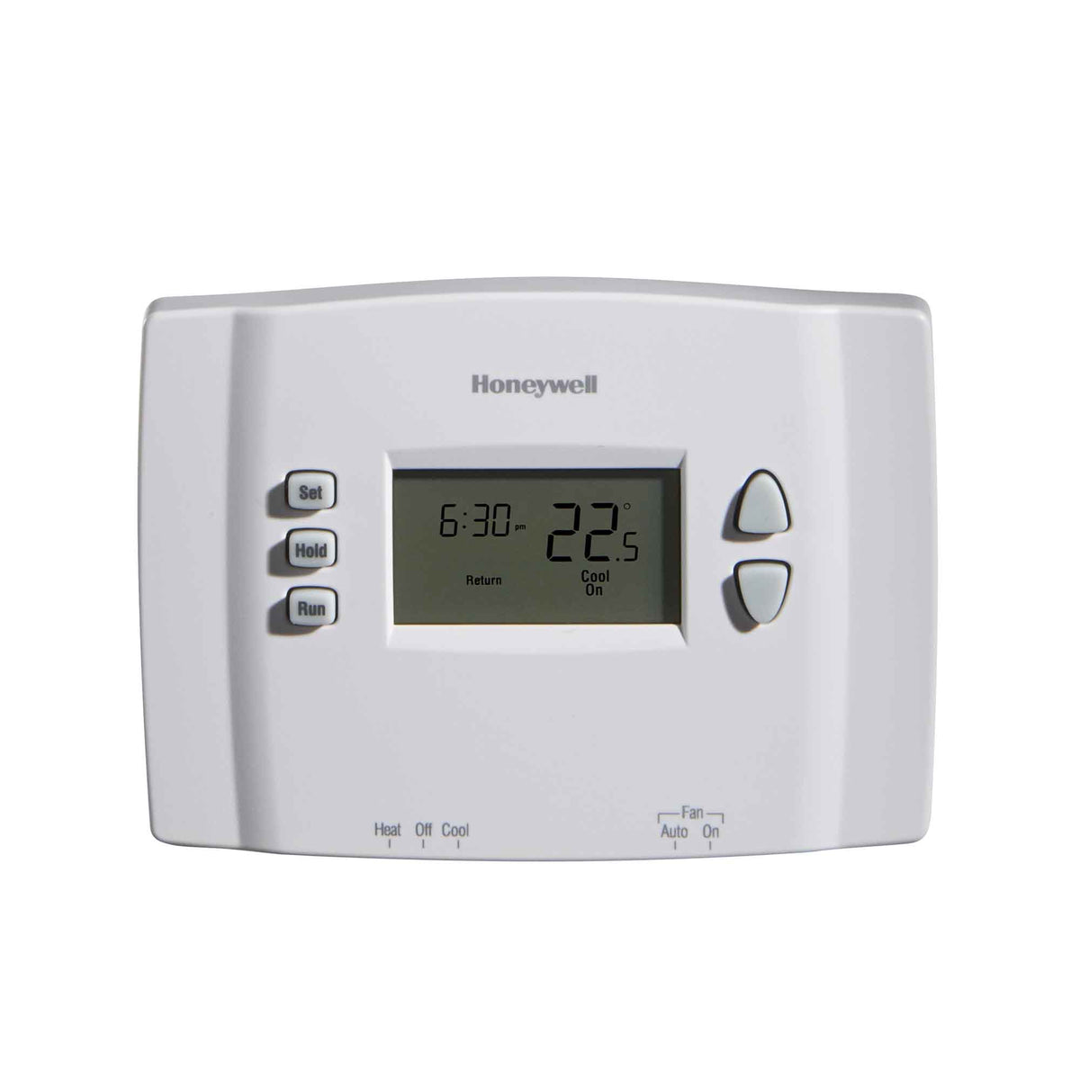 Thermostat digital programmable blanc, pour systèmes de chauffage et de climatisation 24 V